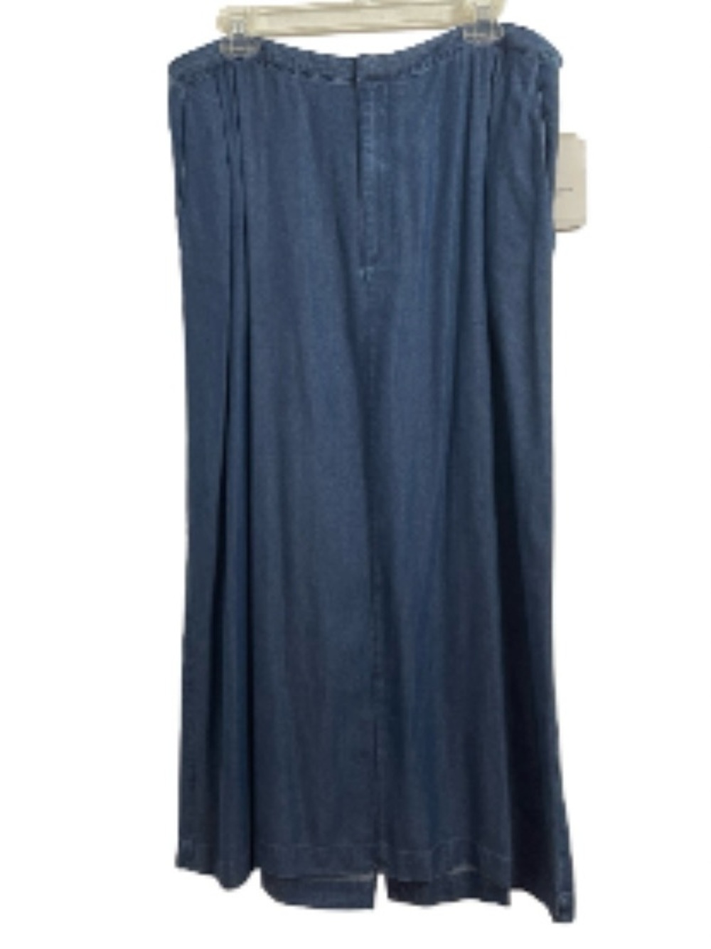 NWT Liz Claiborne Casual Mood Long Denim Maxi Skirt - Blue Large